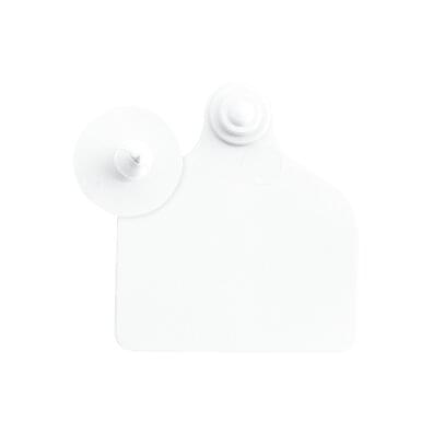 Ear tag Maxi + push button (71 mm x 63 mm) | 20 pieces