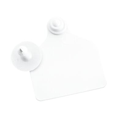 Ear Tag Large + Push Button (63 mm x 55 mm) | 20 pieces