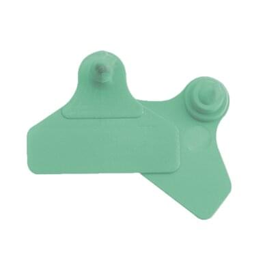 Ear tag Large + Large (45 mm x 55 mm) | 20 pieces | green