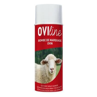 OVI Line livestock sign spray for sheep (500 ml) | red