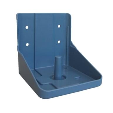 horizont Kunststoff-Lecksteinhalter (10 kg) | blau