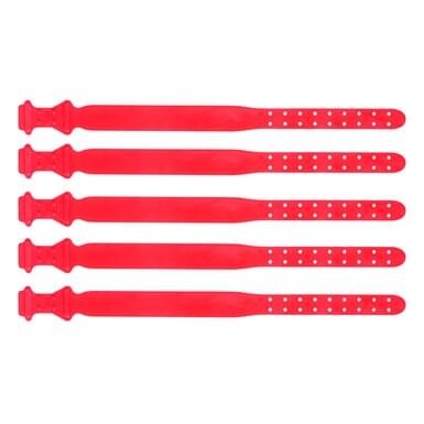 KAMER plastic neck strap for sheep (5 pieces) | red