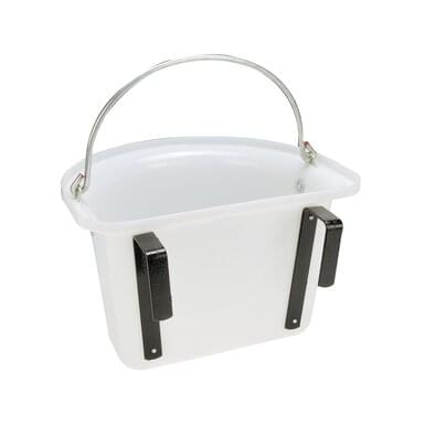 Plastic tournament feeding trough | with handle and hook (14 L)
