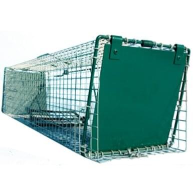 BoxTrap live trap with 2 entrances (102 cm x 30 cm x 21 cm)