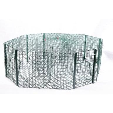 BoxTrap live trap for magpies and ravens | octagonal | 4 doors (30.5 cm x 100 cm x 88 cm)