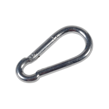 horizont Snap hook | nickel-plated | (70 mm x 7 mm) | 5 pieces