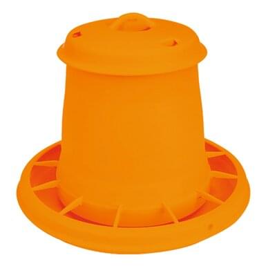 Plastic feeder for chickens