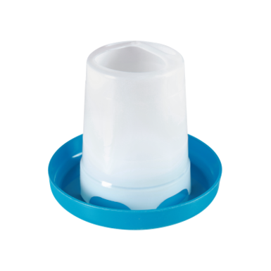 Plastic feeder for chickens | blue | (1.5 kg) | without lid