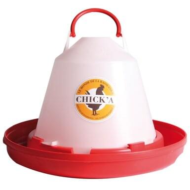 Plastic drinker for poultry (5 L) | with handle
