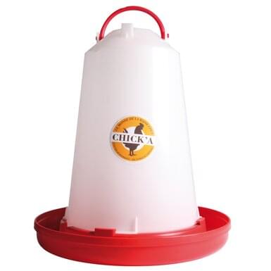 Plastic drinker for poultry (10 L) | with handle