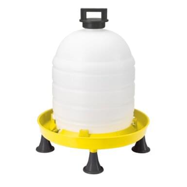 Plastic drinker for chickens with stand (15 L)