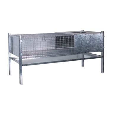 Metall-Aufzuchtbox für Küken und Wachteln (100 cm x 60 cm x 50 cm