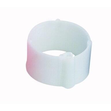Plastic poultry clip ring (25 pieces) | ø 8 mm | white