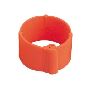 Geflügelclipring aus Kunststoff (100 Stück) | ø 20 mm | orange