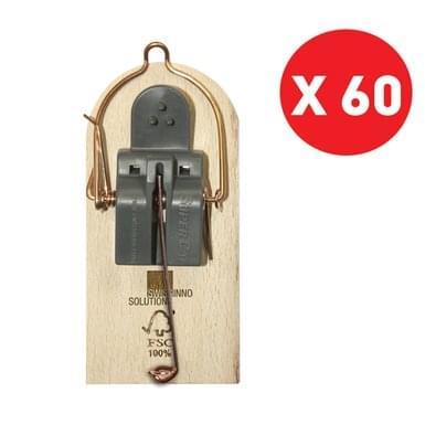 SWISSINNO Mousetrap | FSC- wood |60 pieces | sales display