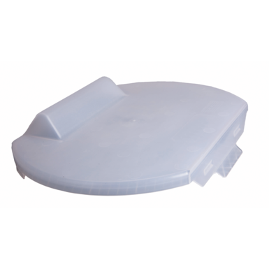 Tétiblue lid for bucket calf feeder bucket TETICLEAR | white