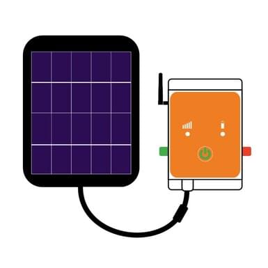 LUDA Solarpanel für FenceAlarm
