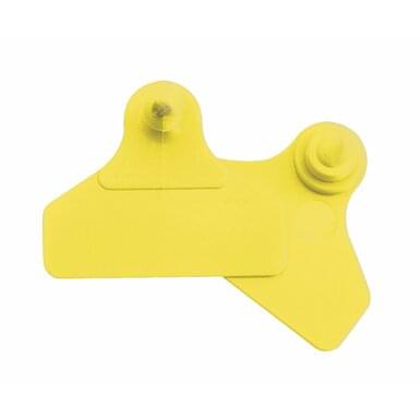 Ear tag Large + Large (45 mm x 55 mm) | 20 pieces | yellow