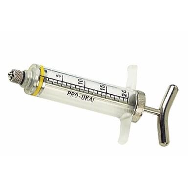 Demaplast metal dosing syringe with Luer-Lock connection (10 ml)
