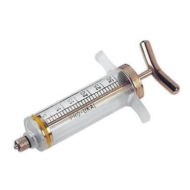 Demaplast metal dosing syringe with Luer-Lock connection (30 ml)