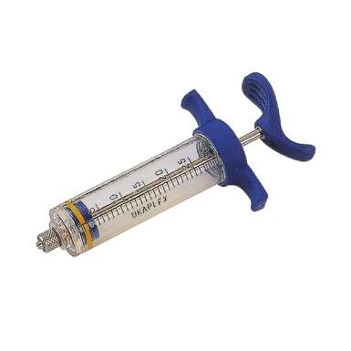 Demaplast Plexiglas-Dosierspritze mit Luer-Lock Verbindung (30 ml)