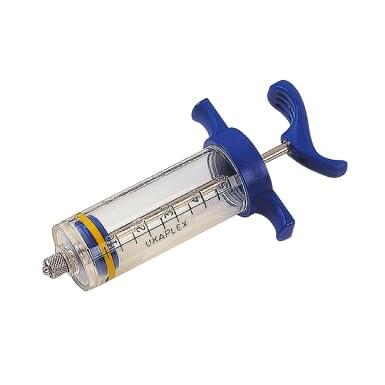 Demaplast Plexiglas-Dosierspritze mit Luer-Lock Verbindung (50 ml)