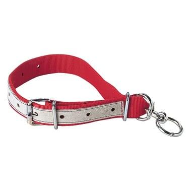 KAMER nylon calf neck strap | leather reinforced (80 cm) | red