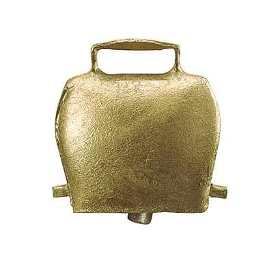 KAMER steel bell apen style straight | bronze color | ø 55 mm | belt width 35 mm