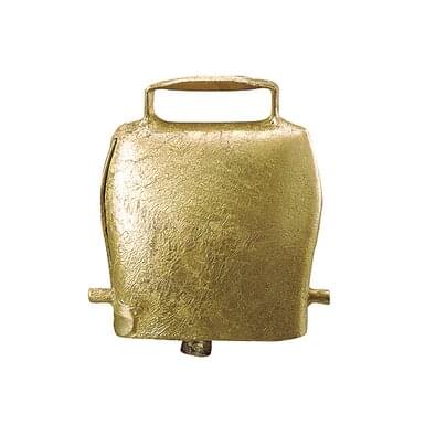 KAMER steel bell Alpine style straight | bronze color | ø 65 mm | belt width 43 mm