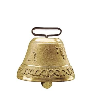 KAMER brass bell alpine style round | ø 110 mm | strap width 50 mm