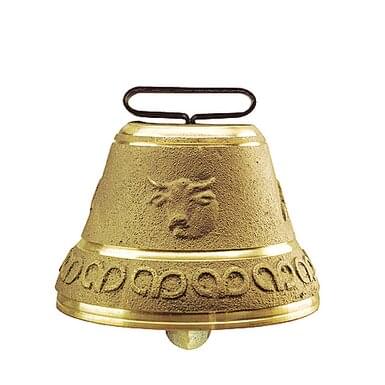 KAMER brass bell alpine style round | ø 150 mm | belt width 70 mm