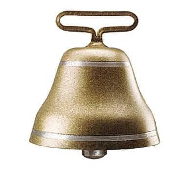 KAMER steel bell round | bronze color | ø 105 mm | belt width 50 mm