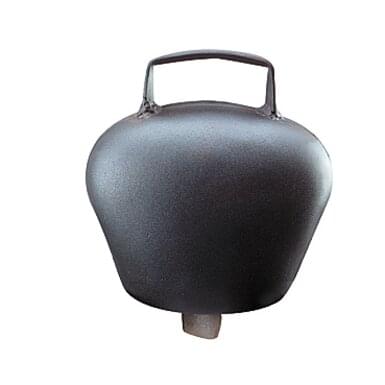 BLACKBLUE Stahlglocke gewölbt | schwarz | ø 88 mm | Riemenbreite 50 mm