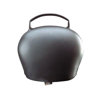 BLACKBLUE steel bell curved | black | ø 120 mm | belt width 82 mm