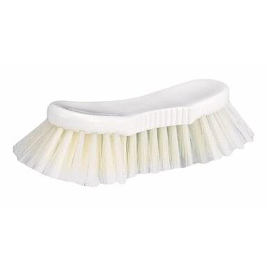 KAMER PVC washing brush special (195 mm x 60 mm x 60 mm)| white