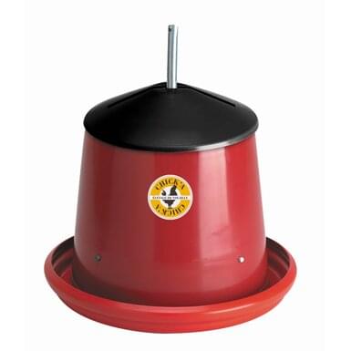 Plastic feeder for poultry
