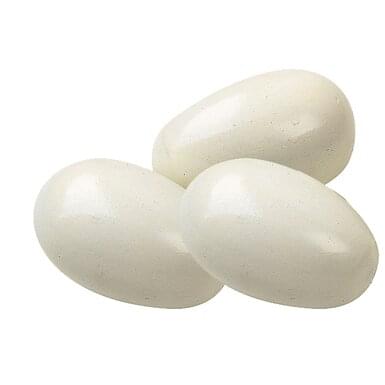 Nest eggs wooden for chickens | white | 3 pieces