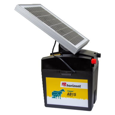 horizont 9 V / 12 V Solar Weidezaungerät - trapper® AB15 - Aktionsgerät