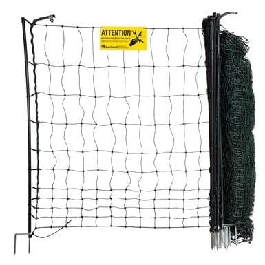 horizont chicken fence easyLine | 105 cm high | 50 m long | double spike | electrifiable