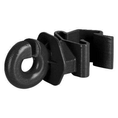 horizont ring insulator for T posts | black | 25 pieces in a bag 