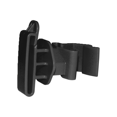 horizont tape insulator for T posts | black | 25 pieces in a bag 