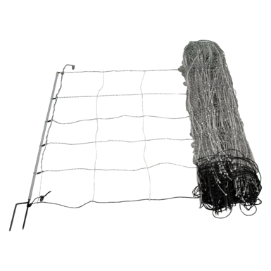 horizont Sheep net turbomax high energy plus earth with grounding conductor | 105 cm high | 50 m long | double tip | electrifiable