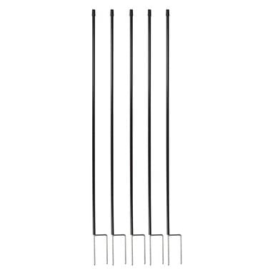 horizont replacement post for nets | 110 cm | PVC | double spike (5 pieces)