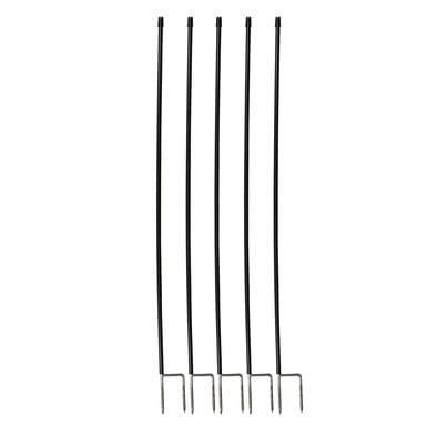 horizont replacement post for nets | 105 cm high | PVC | double spike (5 pieces)