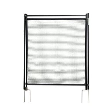 horizont Tor für Begrenzungszäune | 90 cm hoch | Doppelspitze | ohne Strom