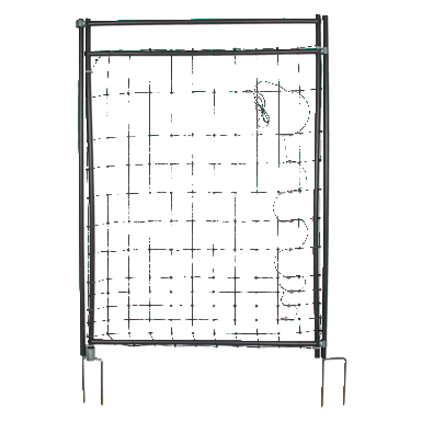 horizont Hotgate Tor für Weidezaunnetze |  bis 120 cm | Doppelspitze | elektrifizierbar