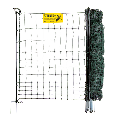 horizont Hundezaun strongLine 120E | 50 m lang | 110 cm hoch | Doppelspitze | elektrifizierbar