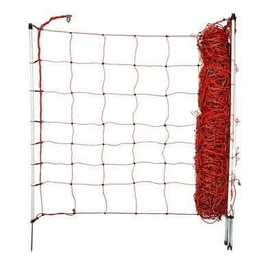 horizont sheep net farmer®| PVC poles| 90 cm high | 50 m long | electrifiable | single spike
