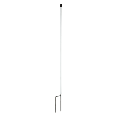 horizont Replacement stake white for electric nets - 90 cm high with double tip