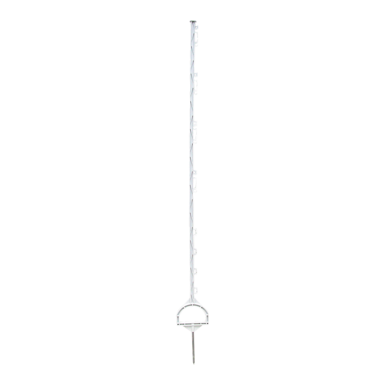 horizont Steigbügelpfahl | 157 cm | weiß | 20 Stück